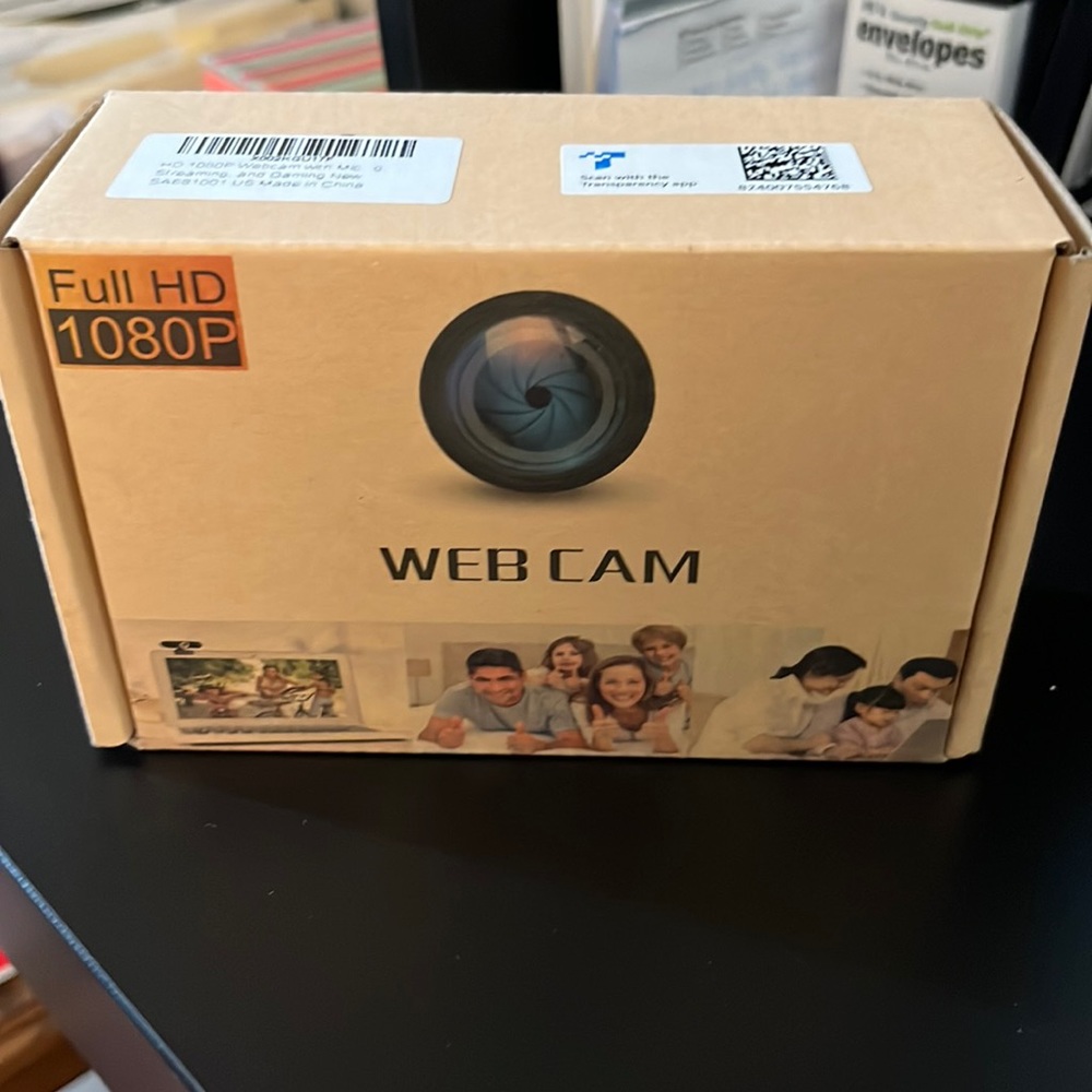HD 1080P Webcam with Microphone